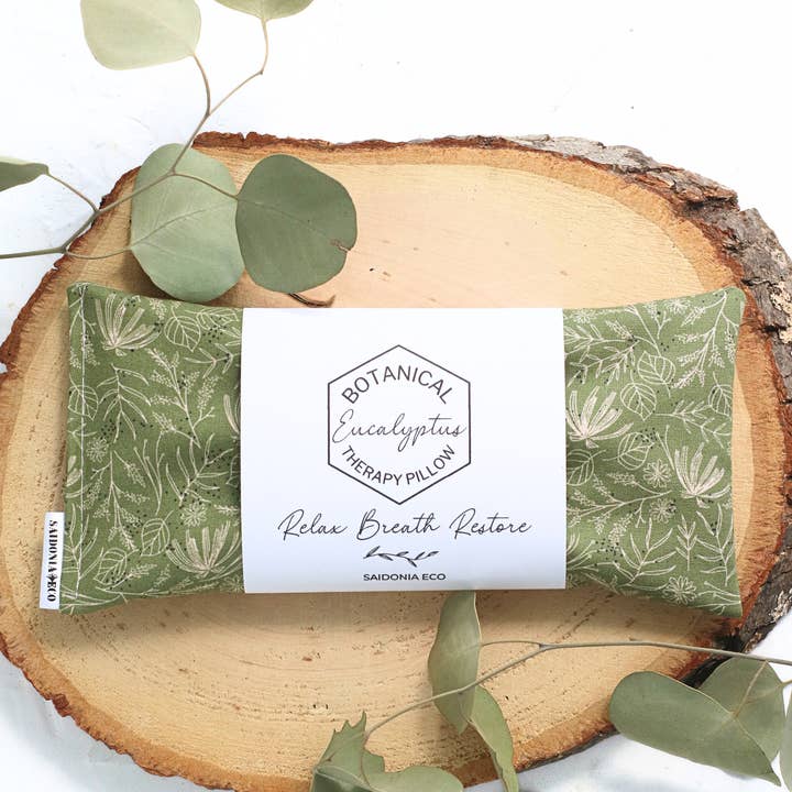 Winter Eucalyptus Therapy Pillow ⋆ Gentle Sinus Cold Relief for wholesale by SaidoniaEco