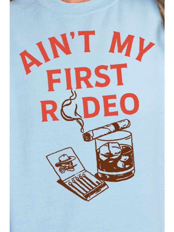 Wholesale Accessory Market - Wholesale Graphic Sweatshirt - Women's - Whiskey Ain't My First Rodeo Unisex NuBlend Crew Sweatshirt3