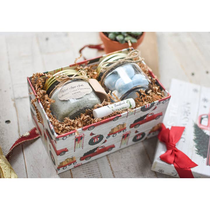 Bath Lover Christmas Spa Gift Set/ Custom Bath Bomb for wholesale by SGHomesteadCo.