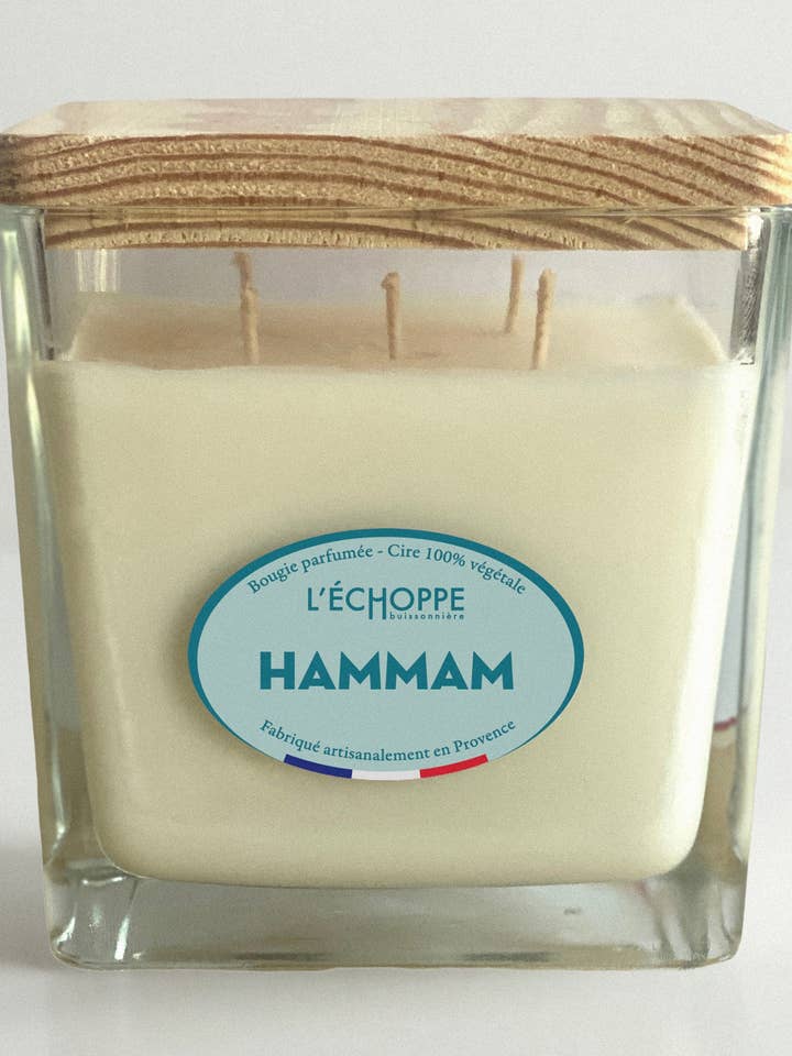 Hammam - Candela profumata 700g per la vendita all'ingrosso da parte di L'Échoppe Buissonnière