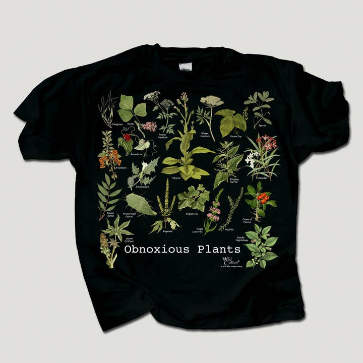 T-shirt pour adulte Onoxious Plants 100 % coton HW pour la vente par Atlas Screen Printing
