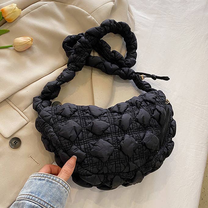 Sweetkama - Wholesale Shoulder Bag - Women's - Ladies Puffer Cloud Bag Purse Tote Handbag Slouch Bag SKAB0019
