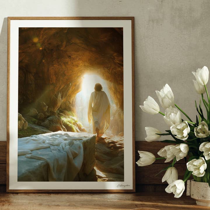 Overwinning in Jezus | Fine Art Print voor wholesale door The Painted Gospel