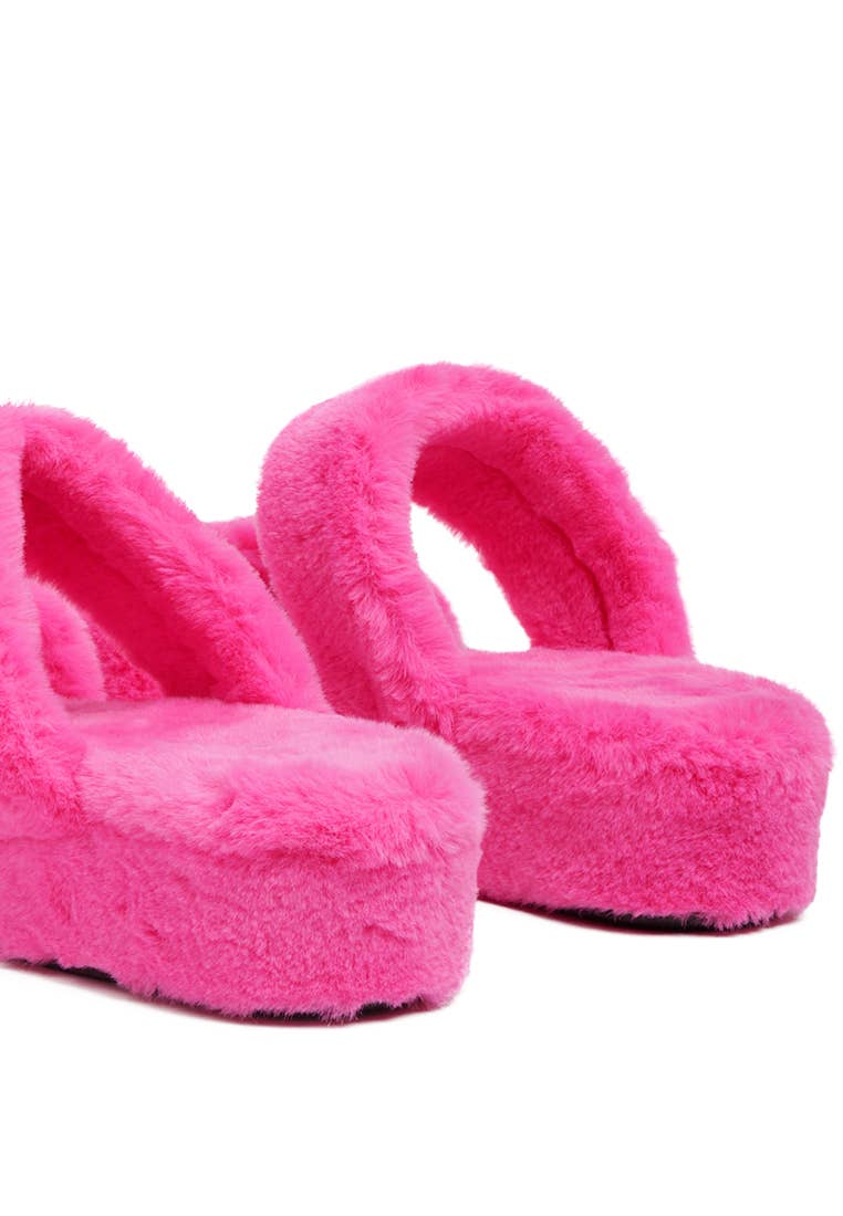 Rag Company – wholesale Slippers – Women's – SMOOTHIE FUR SLIP-ON FLATS13