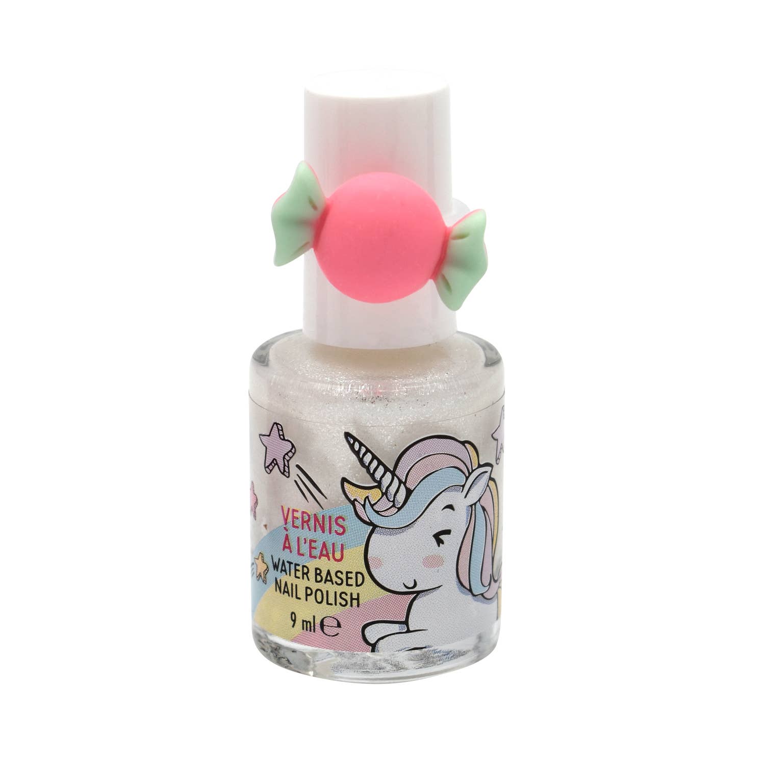 TAKE A GIFT - Wholesale Nail Polish - Kids - 😍 Girl Power, Water Polish, White Glitter, Ring, Kids, Kids, Kids, Kids, Manicure, Pedicure, 9ml, TAKE CARE4