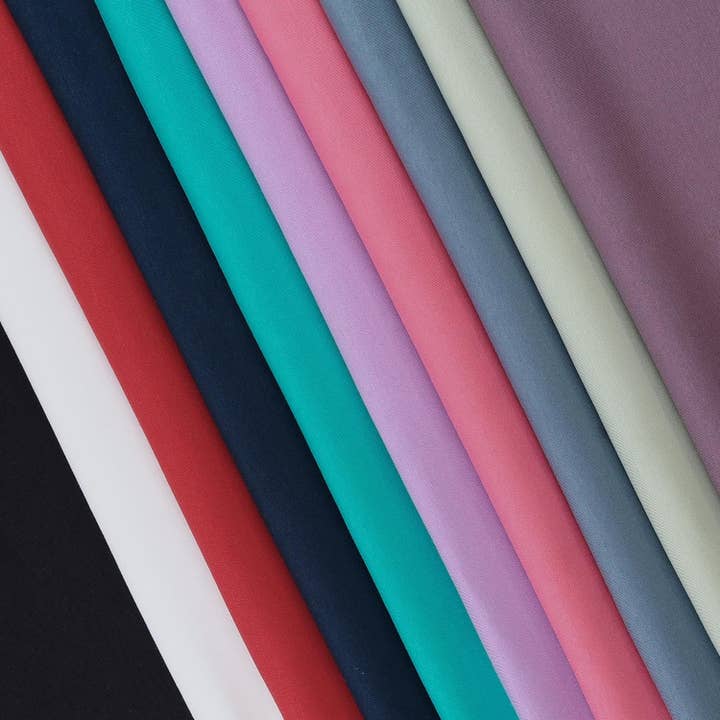 Mook Fabrics - Wholesale Fabric - Interlock Knit 64" Solid Fabric by the Yard - Arctic Dusk