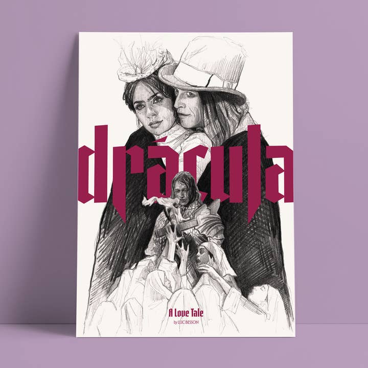 Dracula - Illustrationer - Affisch för wholesale av Belén Diz Juncal