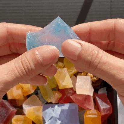 Showcase - Wholesale Gummy - Silky Gemâ„¢ Crystal Candy Fruity Paradise Sampler Pack (3pc)