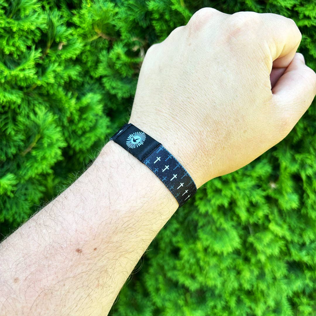 Free Luma - Wholesale Woven/Braided Bracelet - Faith Over Fear NFC Bible Verse Bracelet1