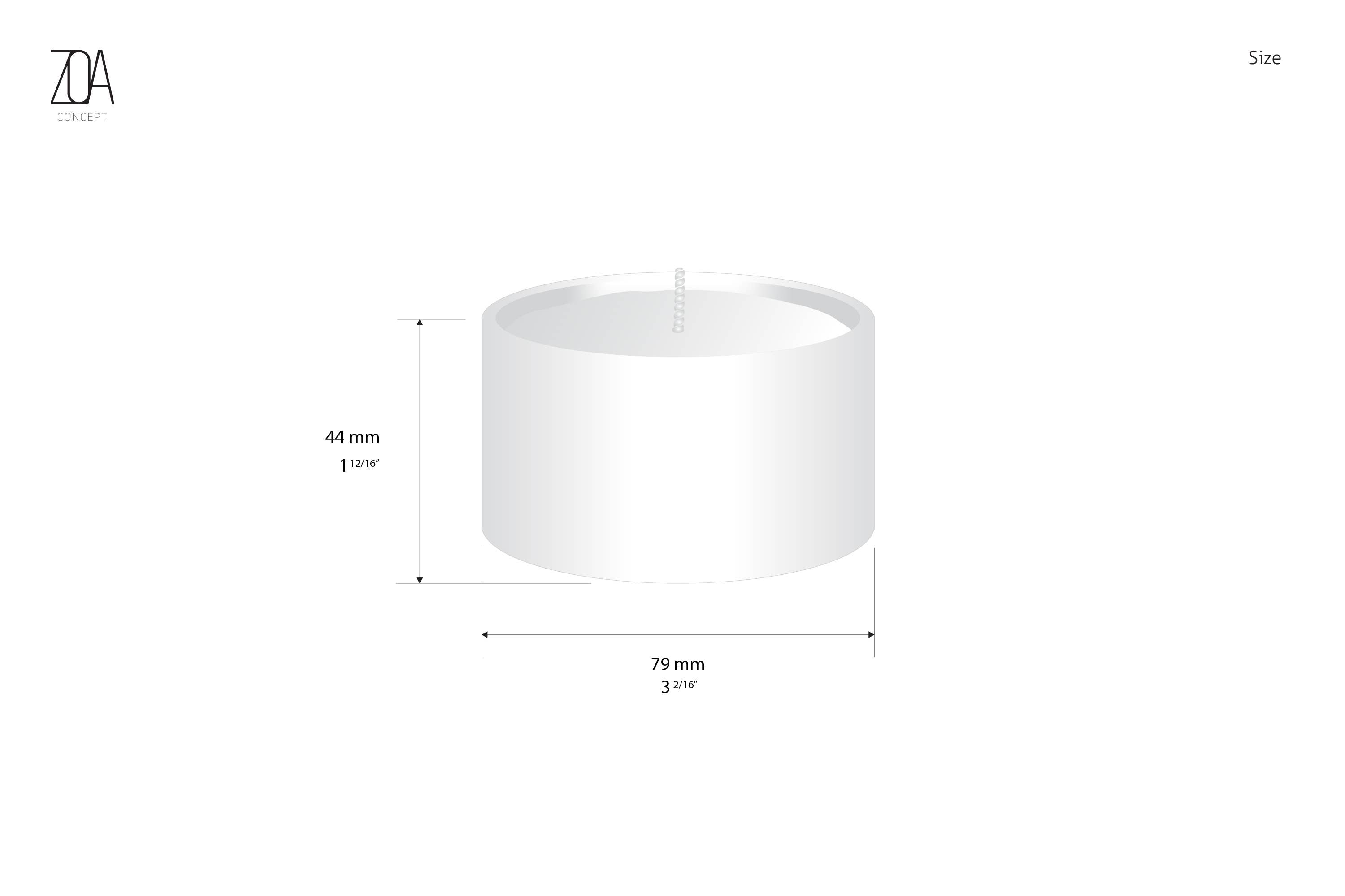 ZOA concept - Vente Bougie en bocal - Bougie en béton alvéolée fabriquée à la main | Parvi2