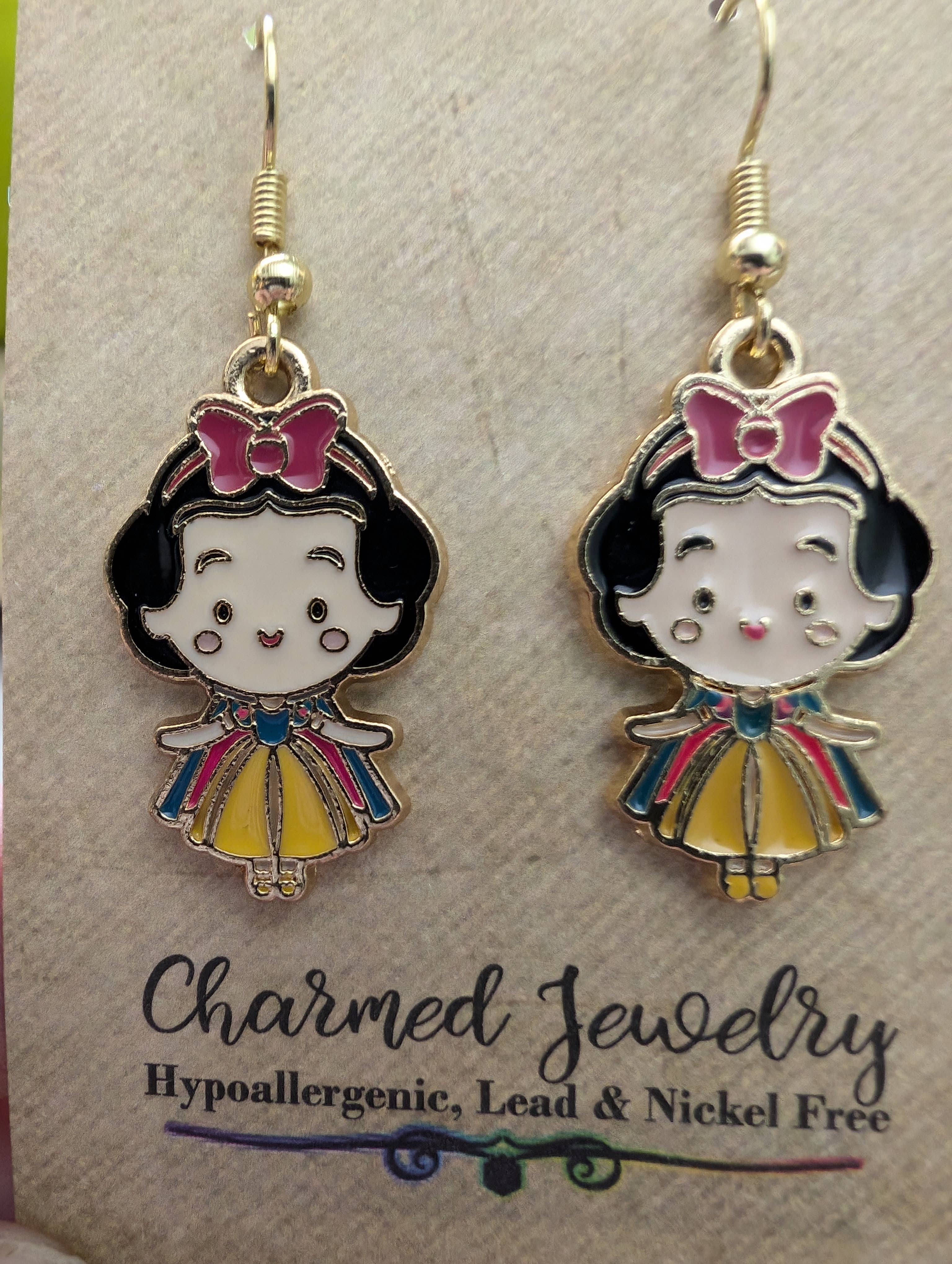 Con-Quest Crafts - Wholesale Dangle Earrings - Fairy Tale Princess Inspired Earrings &Necklaces6