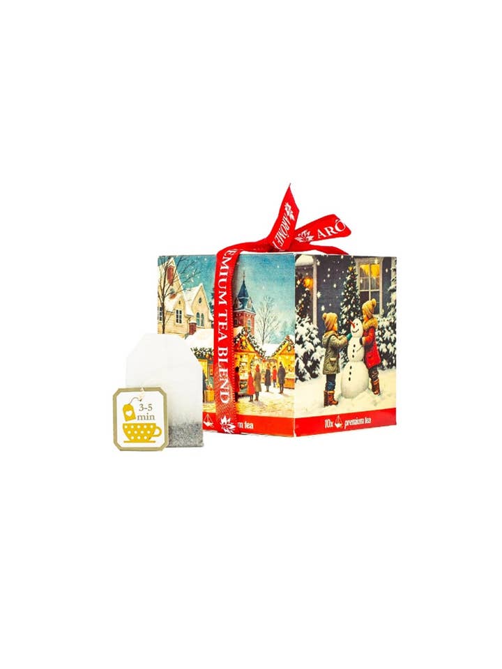 ARÔME sort te i juleæske to smagsvarianter for engroshandel hos SferaNatura by INCI SRL