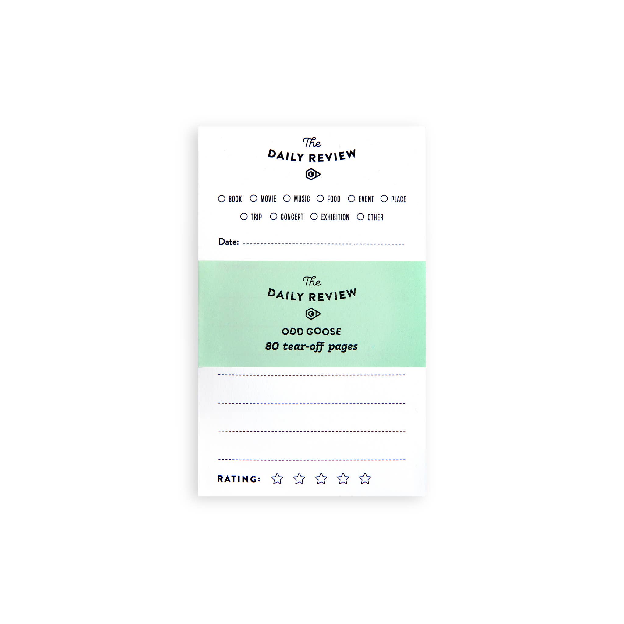 Odd Goose Stationery – wholesale Notepad – The Daily Review Creative Writing Notepad0