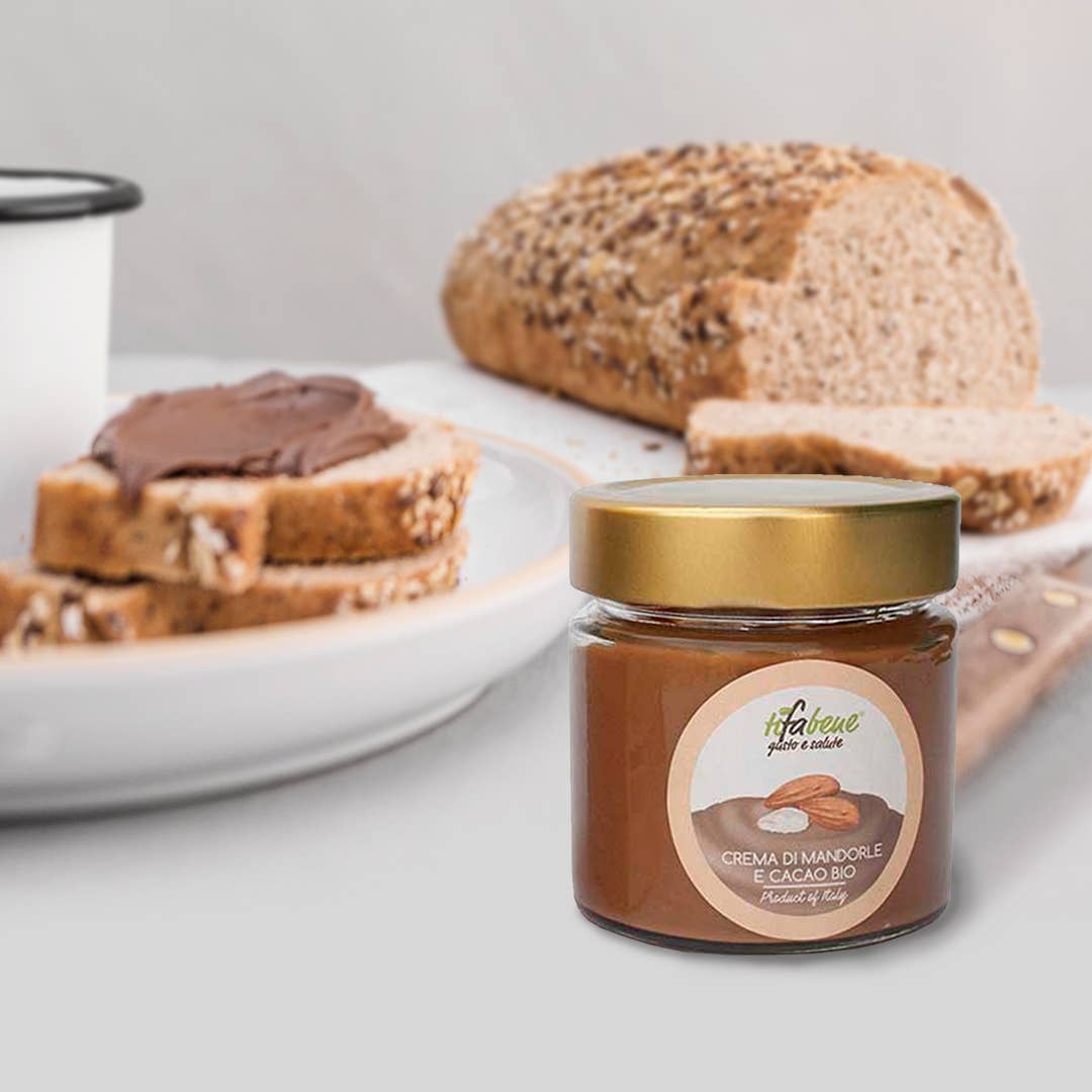Le deliziose pasticceria sas Ti fa bene bio - Wholesale Nut Butter - Crema spalmabile di mandorle e cacao biologica Greedy3