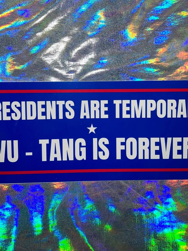 Presidents are Temporary Funny Bumper Sticker for wholesale by MP Bag Makers