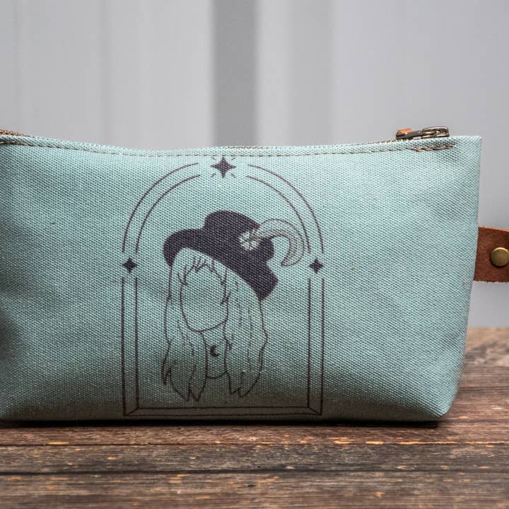 In Blue Handmade - Wholesale Pouch - Women's - Stevie | Hand Printed Canvas Everyday Pouch | Wristlet4