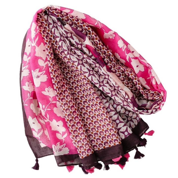 Red Ethnic Inspired Batik Beach Wrap M5A258 for wholesale on Faire3