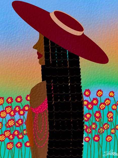 Red Hat Kunstdruck für den Großhandel von Lorintheory