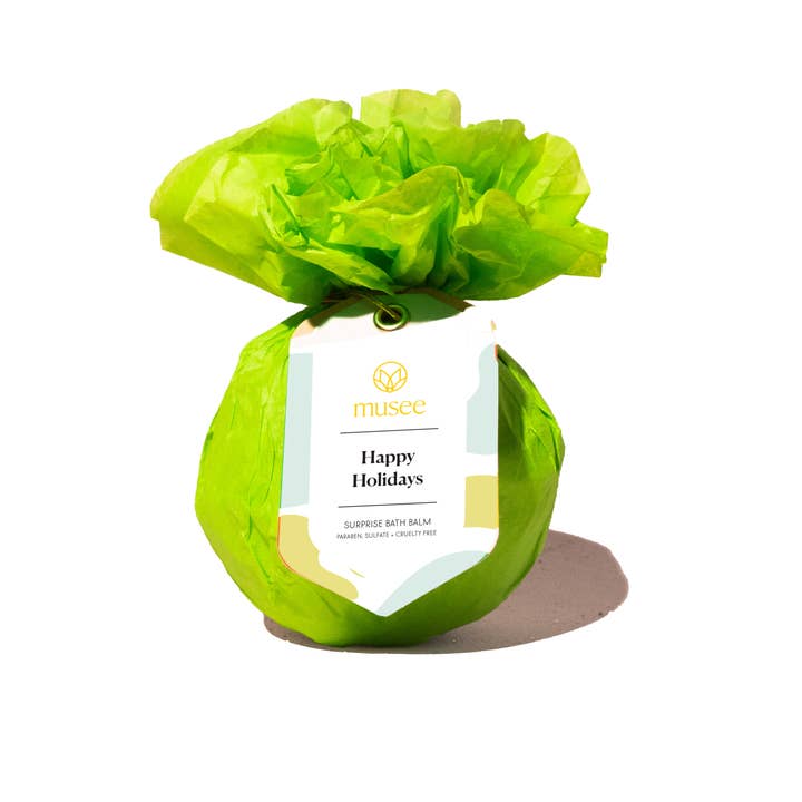 Musee - Wholesale Bath Bomb/Fizz - Happy Holidays Bath Balm