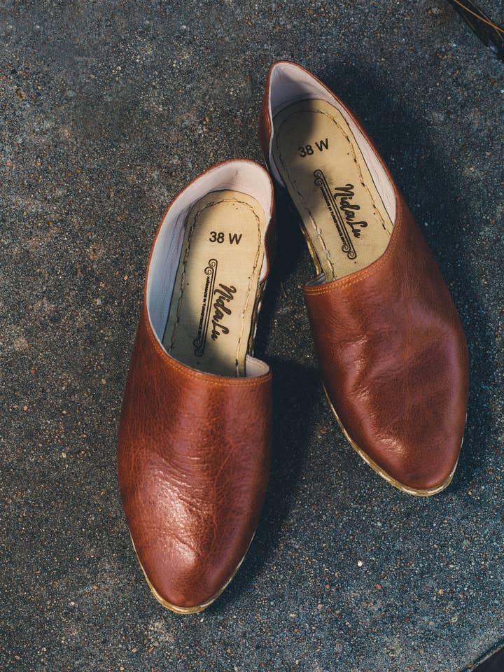 Antalya Loafers in Coconut for wholesale by Nidalu Handmade