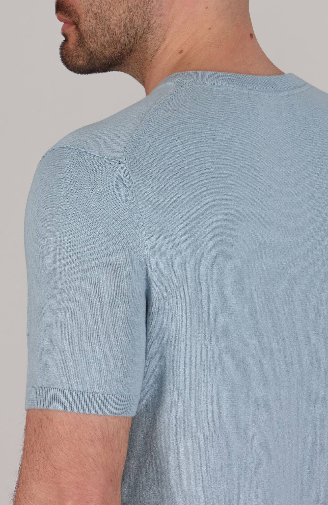 Paul James Knitwear - Wholesale T-Shirt - Men's - Mens Ultra Fine Cotton Knitted T-Shirt21