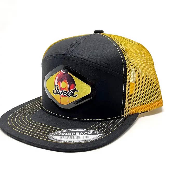 "Sweet" Vinyl Design Patch Cap emb for wholesale by Peace and Dozen Inc