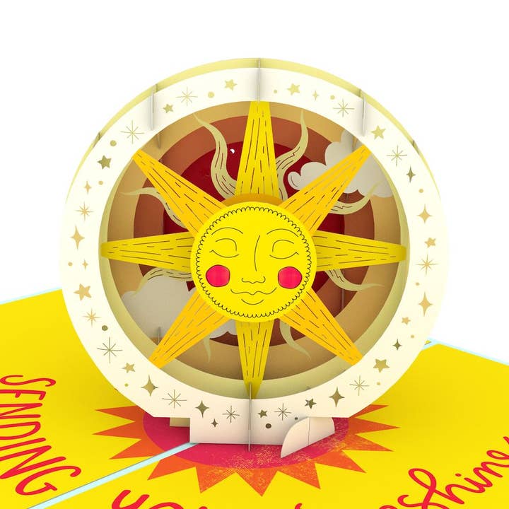 Lovepop Cards - Wholesale Everyday Greeting Card - Sending Sunshine Card, 5x7" Pop-Up Cards