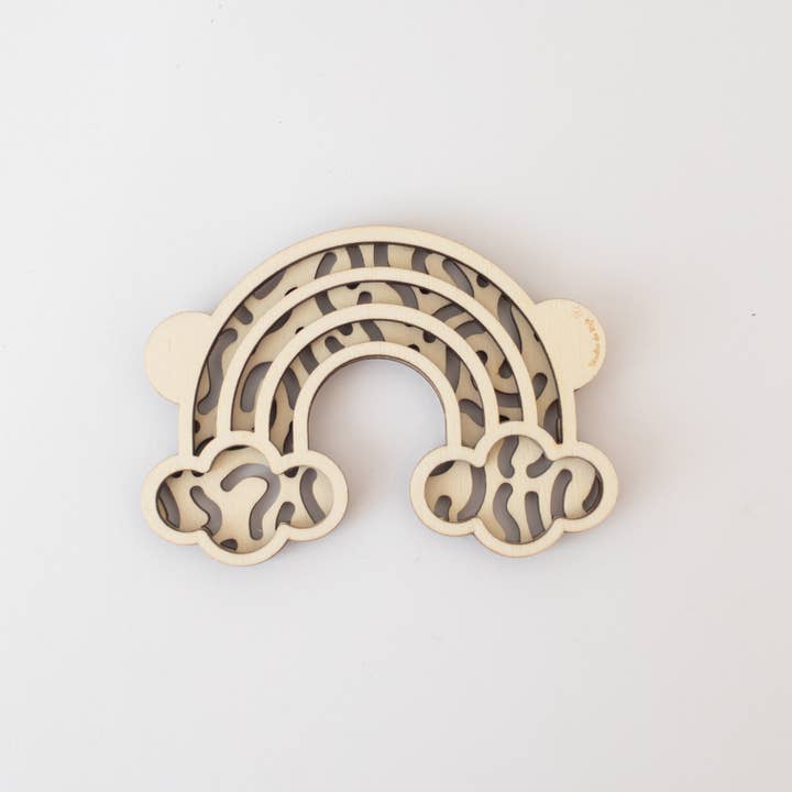 Studio de Rijk - Wholesale Wood toy – Child - Wooden sieve - Rainbow1