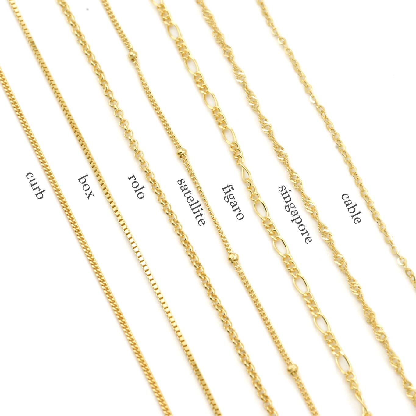 Blueyejewelry – Colar de elos e correntes por atacado – Colares delicados com correntes de prata 9250