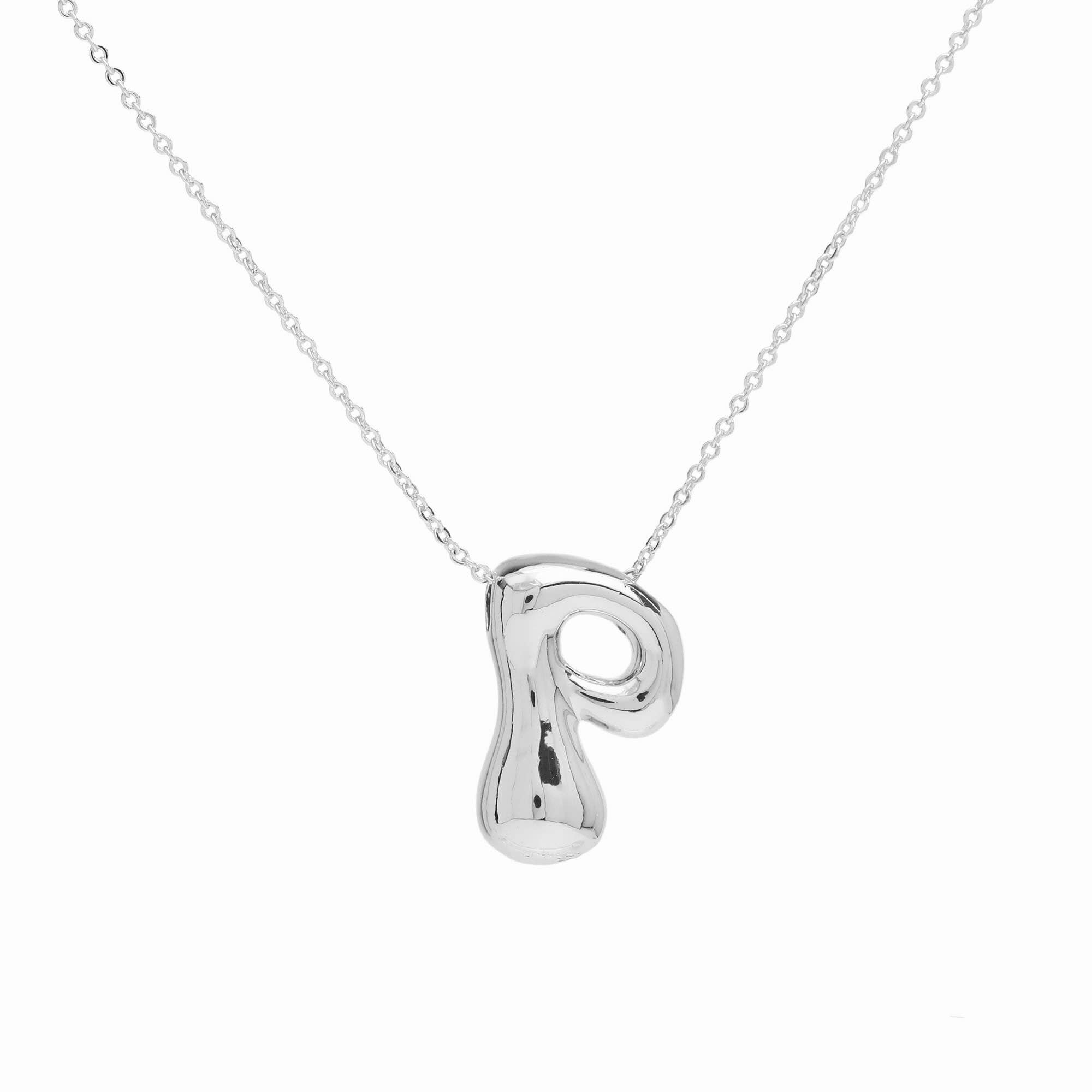Savvy Bling – wholesale Pendant/charm necklace – Initial Waterdrop 18K Gold Necklace10