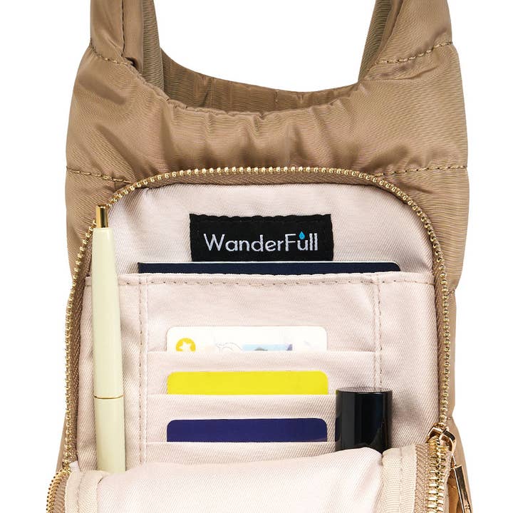 WanderFull - Wholesale Crossbody Bag - Women's - Khaki HydroBag®3