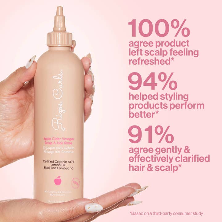 Rizos Curls - Wholesale Scalp/Hair Treatment - Apple Cider Vinegar Scalp & Hair Rinse5