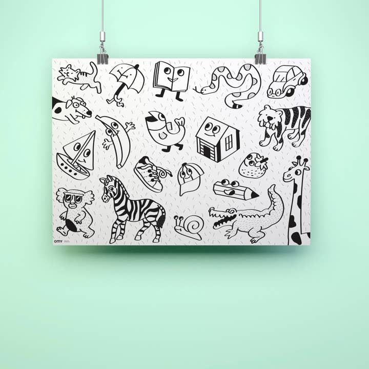OMY - Wholesale Poster - My first art - Giant poster