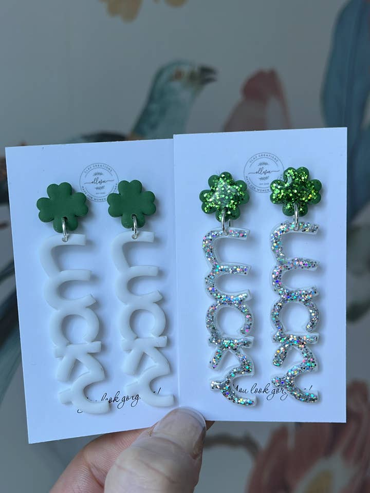 Glückliche St. Patrick’s Day Ohrringe für den Großhandel von ElleseeWomen