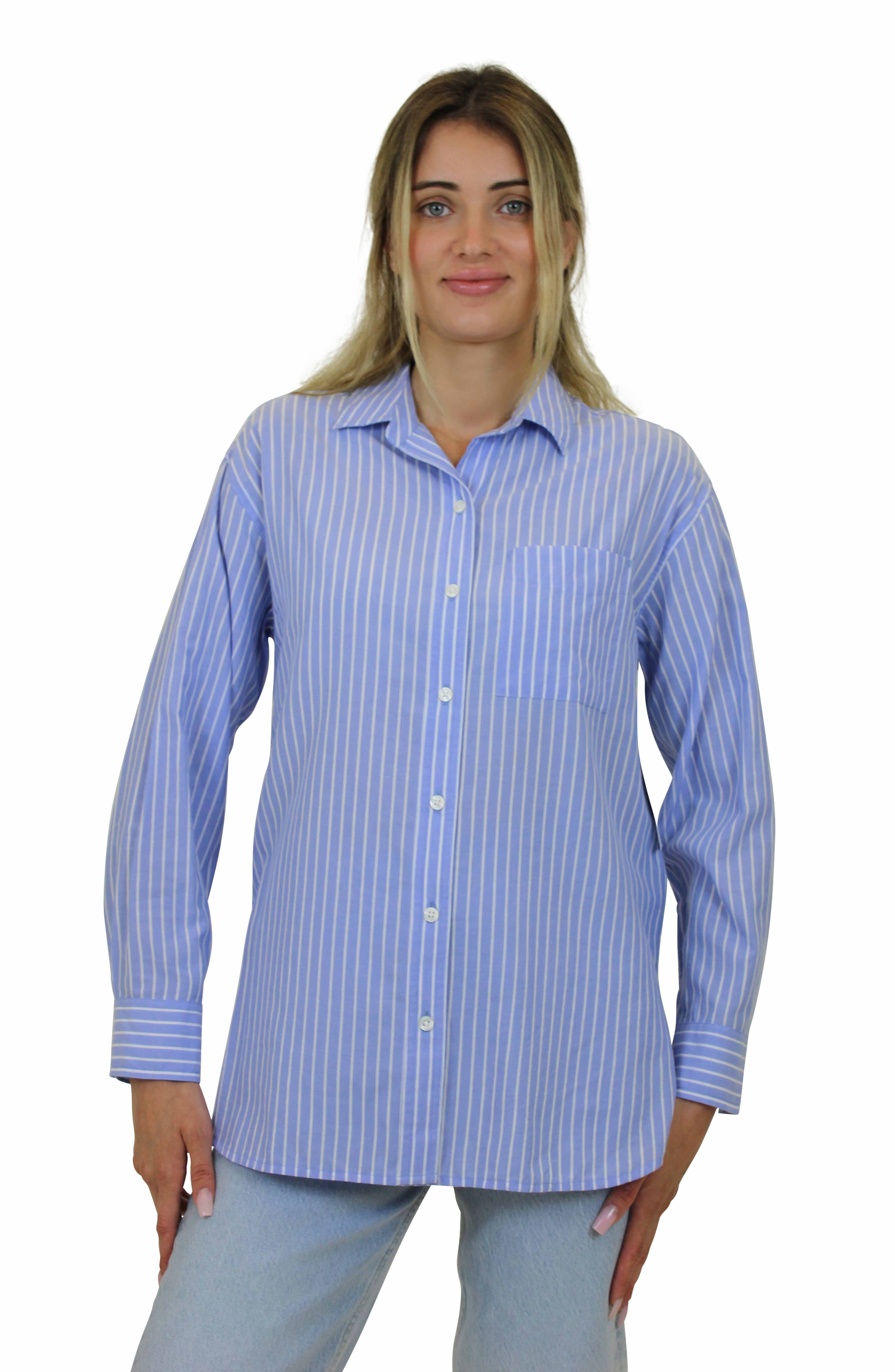 Beach Lunch Lounge - Wholesale Button Down Shirt - Women's - MONROE SE - LTT56192