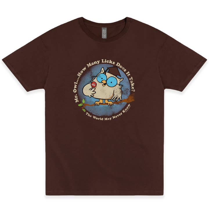 T-shirt Vintage Mr. Owl Tootsie Pop® pour la vente par www.sweetvintagetees.com