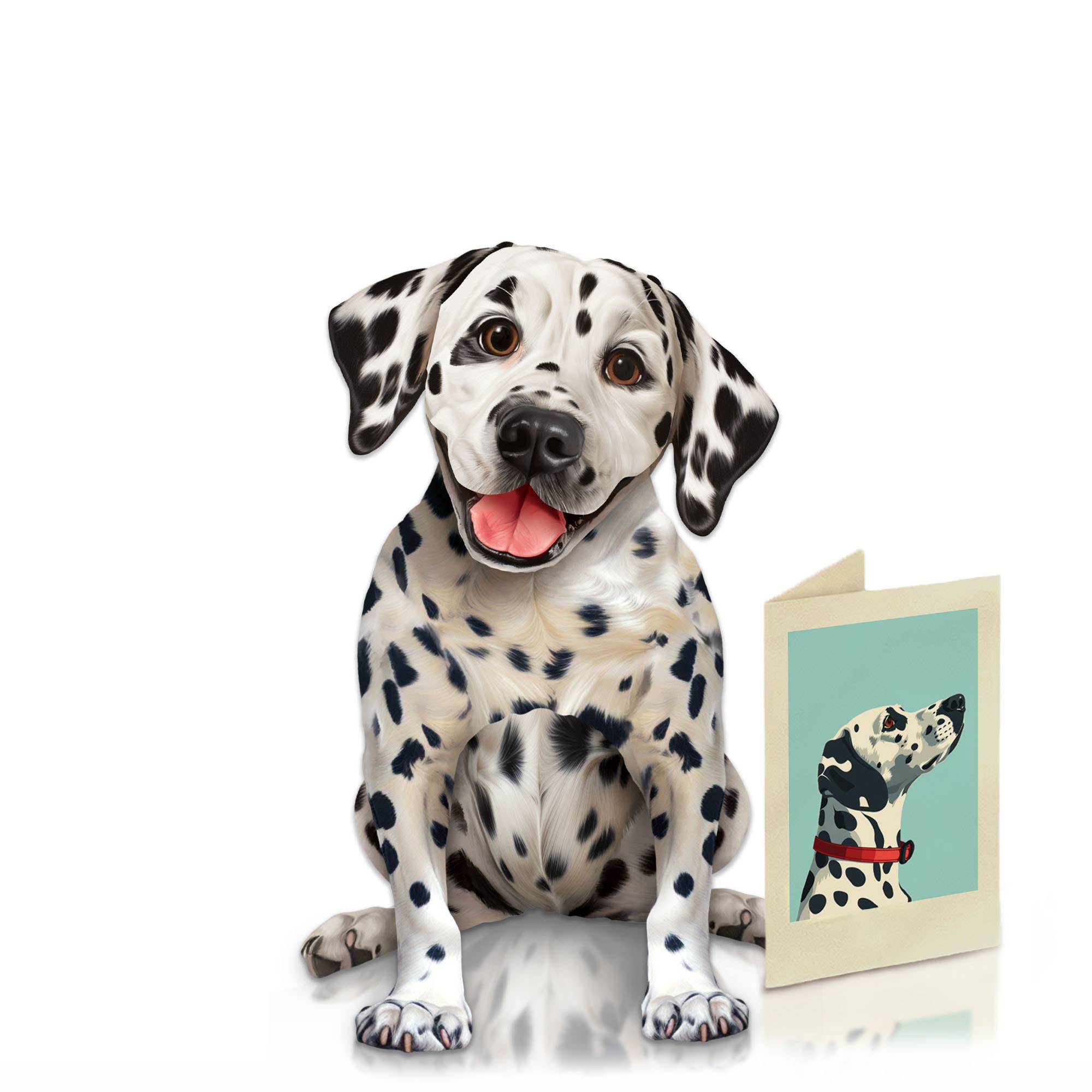 FreshCut Paper LLC - Wholesale Everyday Greeting Card - Dalmatian (6 Pop-up Greeting Cards)5