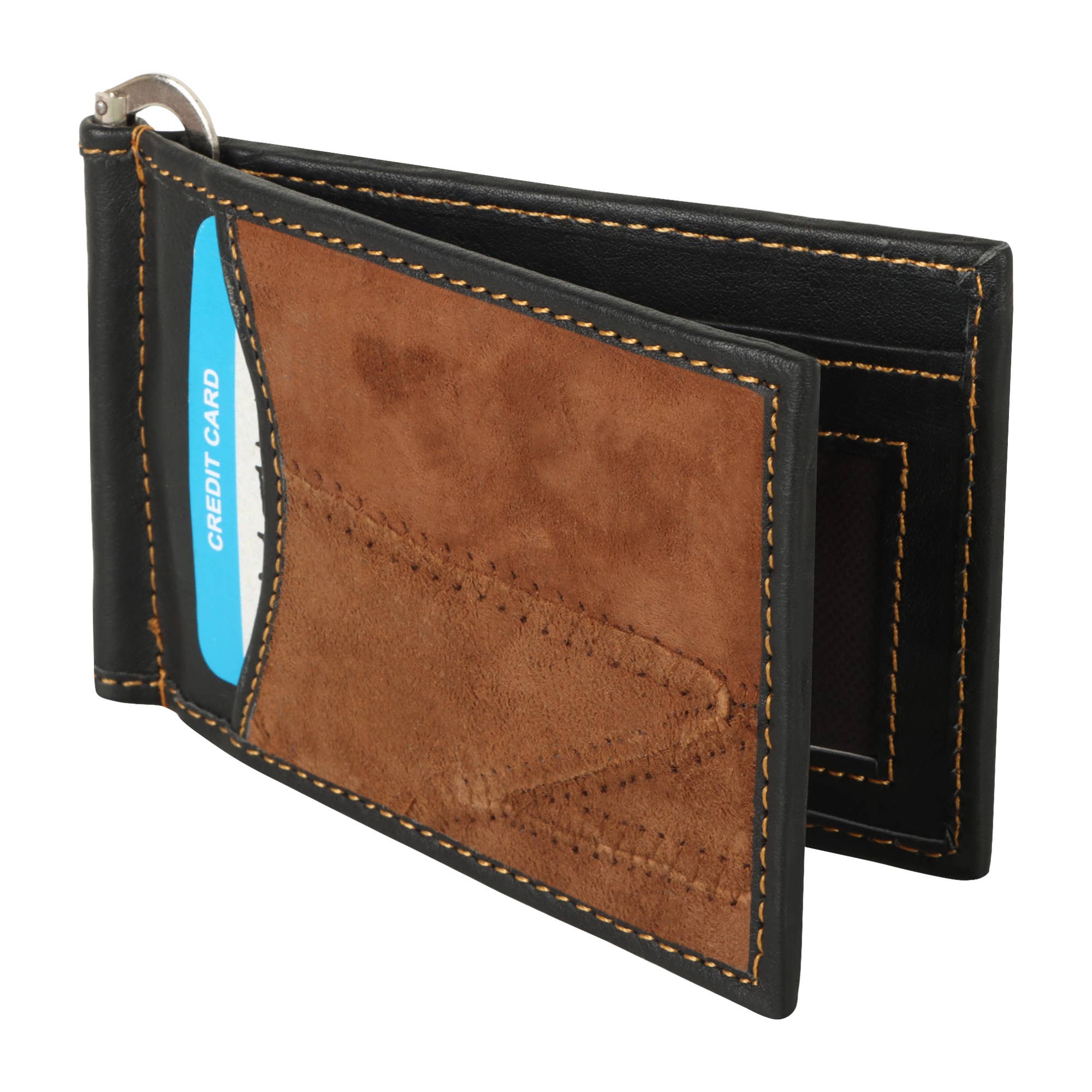 Vaan & Co. - Wholesale Wallet - Men's - Money Clip Wallet Brown5