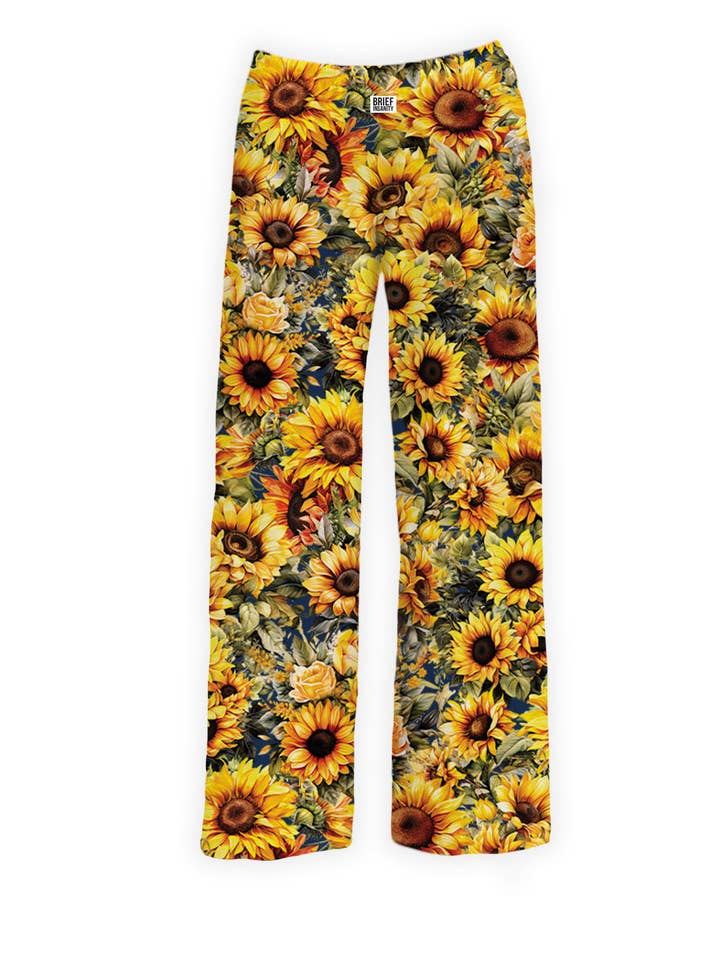 BRIEF INSANITY - Wholesale Sleepwear Bottom - Women's - Sunflower Pajama Lounge Pants