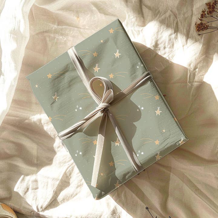 Wrapping paper | Stars for wholesale by NynkeOntwerpt