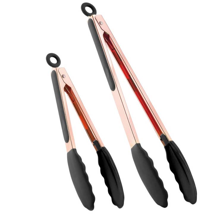Zulay Kitchen – Großhandel Küchenzange – Kochzange mit Silikonspitzen 9" & 12" - Edelstahl