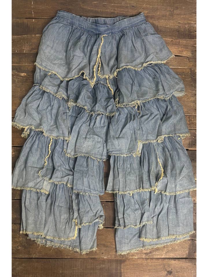 Ruffle Away Pants for wholesale by Jaded Gypsy