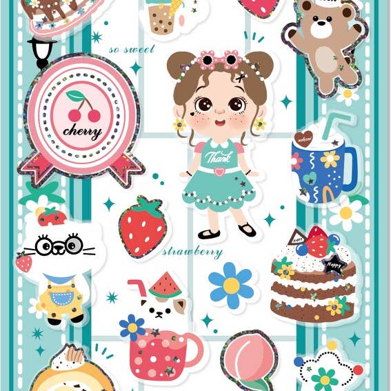 51004 DESSERT SHOP STICKERS for wholesale by BCmini