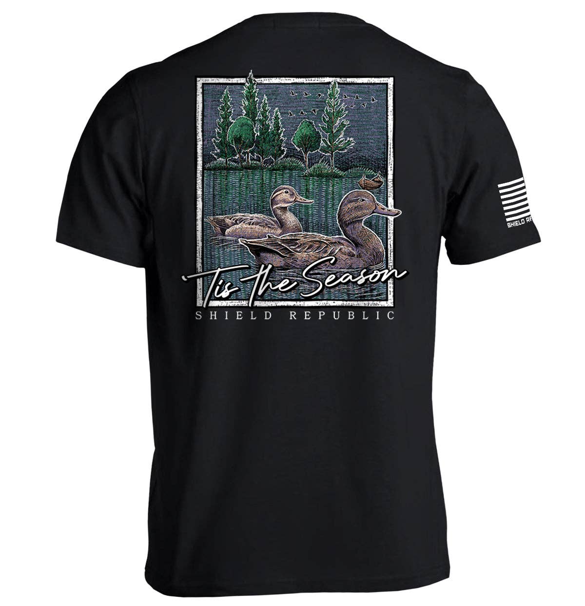 Shield Republic - Wholesale Screen Printed T-Shirt - Men's - Tis the Season Duck8