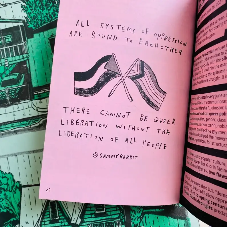 Pleasure Pie – wholesale Magazine – Queer Voices from the Fight for Palestinian Liberation zine7