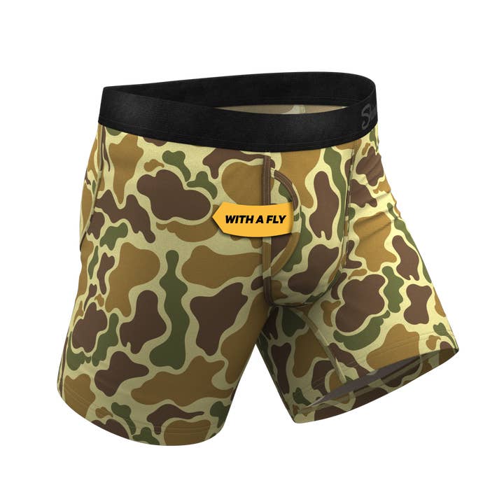 Shinesty, Inc - Venta al por mayor Ropa interior - Hombre - The Chameleon | Duck Camo Ball Hammock® para ropa interior con funda