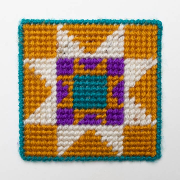 Make & Mend - Wholesale Embroidery/Cross Stitch Supplies - Quilt Block Needlepoint Kit