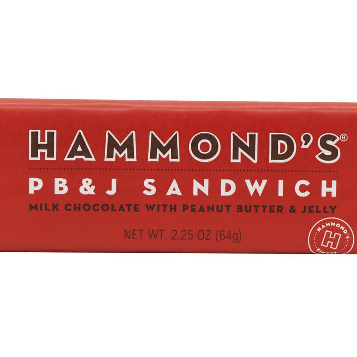 Grandpa Joe's Candy Shop - Wholesale Chocolate Bar - Hammond's Peanut Butter & Jelly, 2.25oz, 12ct Case0