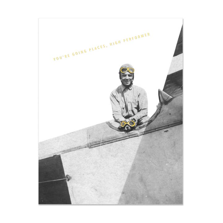 Dog Co-Pilot You're Going Places High Performer Card for wholesale by Embued Photophiles