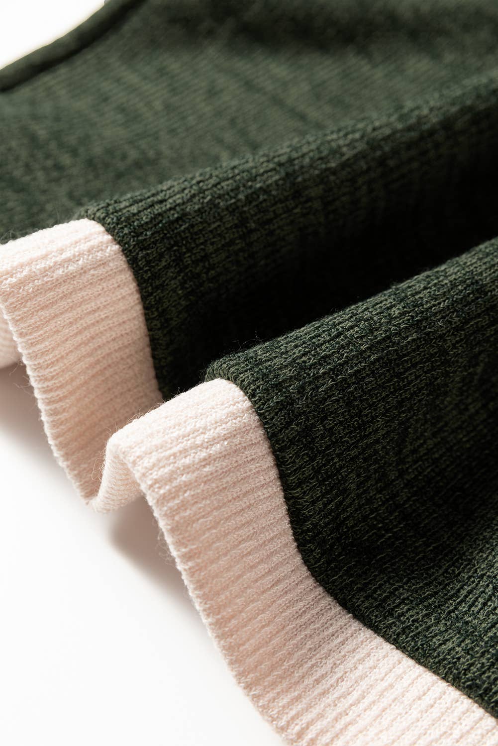 66DISCO - Wholesale Knit Top - Women's - 66Contrast Trim Knitted Drop Shoulder Plus Size Top (S-XL)21